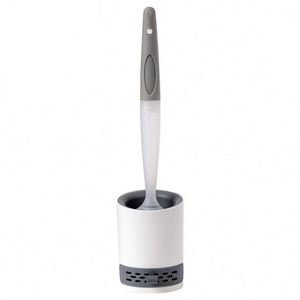 Silicone Toilet Brush Bathroom Customized <b>Refillable</b> Toilet Brush OEM & ODM Toilet Brush with <b>Soap</b> Dispenser - Product Image 1