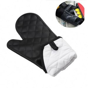 Christmas Printed Cotton Oven Gloves Comfortable <b>Microwave</b> Mittens with Holiday Logo Gift Idea - Product Image 2