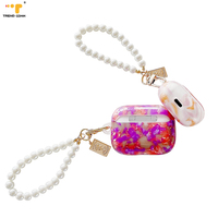 Nouvelle coque rigide IMD en PC pour Airpods Pro 2026, avec chaîne scintillante en plastique, étuis IMD pour écouteurs Pro, accessoires pour casques audio