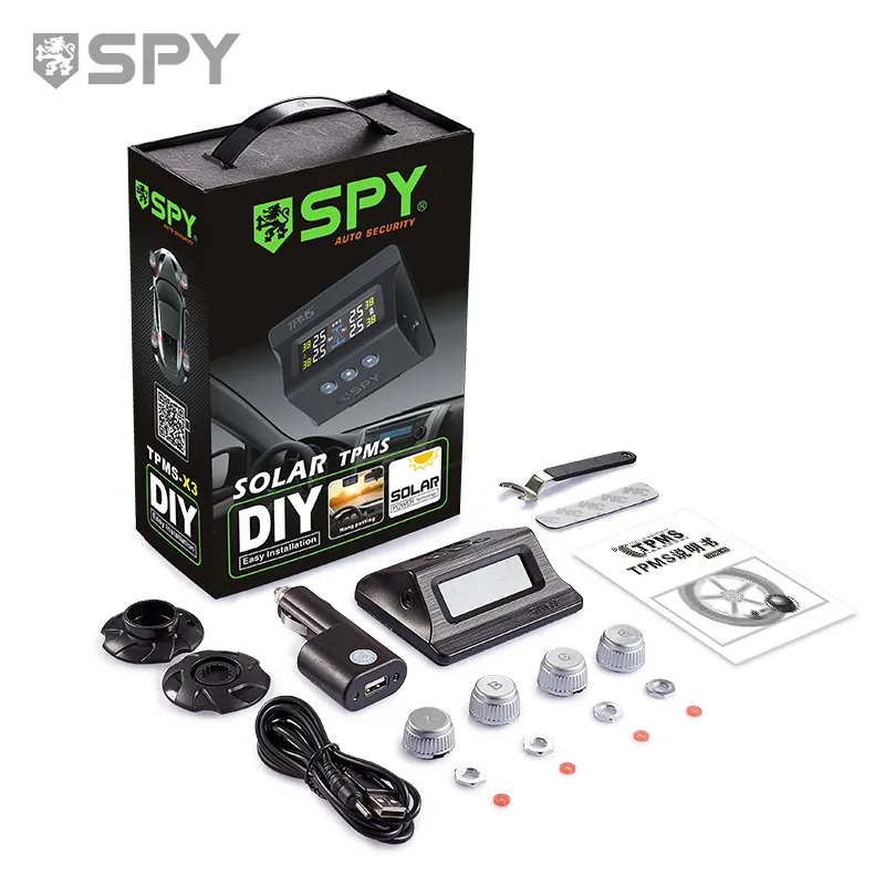 SPY Promota ระบบตรวจสอบแรงดันลมยางรถ,แบบเรียลไทม์เซนเซอร์เครื่องมือวาล์ว Interno สำหรับรถยนต์ Rv Tpms