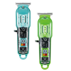 เครื่องตัดผมแบบชาร์จไฟได้ระดับมืออาชีพ Kemei KM-1133 ปัตตาเลี่ยนตัดผมสำหรับร้านตัดผม ฝาครอบใส - Product Image 1