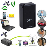 Mini traceur GPS pour voiture, dispositif de suivi GSM, localisateur GPS GF-07, matériau ABS, portée de détection jusqu'à 10 m
