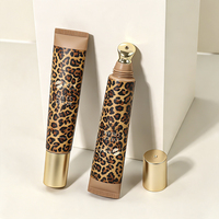 Tubes vides pour baume à lèvres, gloss et crème pour les yeux, motif léopard, haute qualité, personnalisables, 10ml, 15ml, 20ml