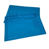 Tapis de Soudure et Tapis Antistatiques en Silicone Classiques de Haute Qualité pour la Réparation d'Ordinateurs Portables et de Téléphones Portables, Écologiques et Isolants Thermiquement