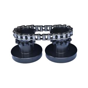 מותאם אישית 08b/4 שרשרת ציוד תעשייתי יחיד שורה אחת 45 פלדה סיים מפתח מותאם אישית חורי ייצור שירותי ייצור