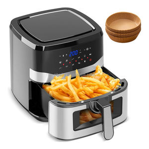 Aifa Home usando 6L 8L OEM ODM Arriba y abajo fiebre Cuadrado Alta calidad 2 elementos calefactores Freidoras de aire multifunción con mango - Product Image 6