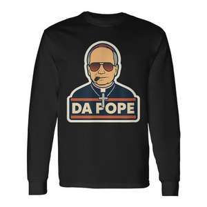 Camiseta de manga larga Da Pope Pope Robert Prevost Pope Leo Xiv - Product Image 1