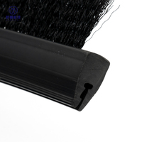 Bande de brosse industrielle en polypropylène à poils en caoutchouc de type H, diamètre 20 mm, garantie 3 ans, pour camion de scellement anti-éclaboussures