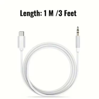Câble Audio Aux Type C à 3.5mm pour IOS pour Samsung Jack Adaptateur Câble Haut-parleurs Voiture Type-C Téléphone Accessoires Adaptateur Fil Ligne