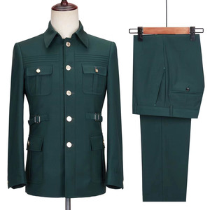 <span class=keywords><strong>Traje</strong></span> <span class=keywords><strong>de</strong></span> <span class=keywords><strong>hombre</strong></span>, 2 piezas, ropa africana, estilo <span class=keywords><strong>de</strong></span> trabajo, <span class=keywords><strong>traje</strong></span> sencillo <span class=keywords><strong>para</strong></span> <span class=keywords><strong>hombre</strong></span>, <span class=keywords><strong>traje</strong></span> ajustado con cuello levantado, <span class=keywords><strong>Safari</strong></span> - Product Image 4