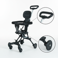 Poussette légère HOT 2026, poussette de voyage portable, poussette compacte, poussette avec pare-soleil amovible