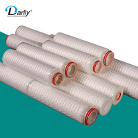 Cartouche de filtre Blueflo, filtre à membrane PES de 0,22 micron, haute capacité, 100 L/heure, filtre à eau industriel, eau en bouteille