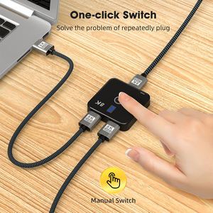 Nhà máy 8K 2 cổng Bi-hướng HDMI Switcher hai chiều truyền HDMI 2.1 Bi-directional 2x1 1x2 chuyển <span class=keywords><strong>Splitter</strong></span> - Product Image 3