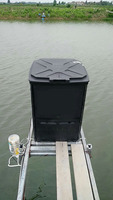 Pour Bio Floc Tilapia Fish Pond Feeder Grande Capacité Automatique Fish Ponds Feeder Fish Farm Machine D'alimentation Alimentaire