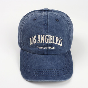 Gorra de Béisbol Vintage de Los Ángeles, 100% Algodón, Unisex, Lavada, Bordada, para Exteriores, Protección Solar - Product Image 2