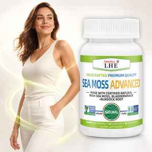 แคปซูลสาหร่ายทะเลคุณภาพสูง Shecome Sea Moss Advanced 1400 มก. เสริมสร้างภูมิคุ้มกันเพื่อสุขภาพสำหรับผู้ใหญ่ อาหารเสริมสาหร่ายทะเลสูตรเข้มข้น - Product Image 1