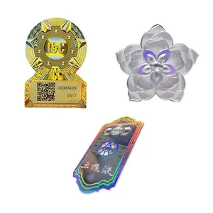 Maken hologram stickers Transparante hologram sticker certificaat hologram stickers