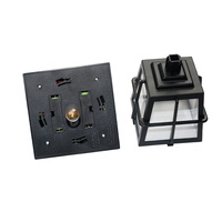Puntera de tierra decorativa LED con energía Solar, resistente al agua, 360, Ángulo de haz, negro, portátil, fácil de instalar para camino de jardín