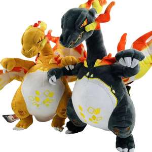 Date Anime 38cm Géant Feu Blast Dragon En Peluche Poupée Pokemoned Géant Charizard Anime En Peluche Jouet - Product Image 2