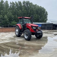 Tracteur agricole à roues YTO LX1504 150HP 4WD neuf avec cabine climatisée de luxe pour l'agriculture professionnelle