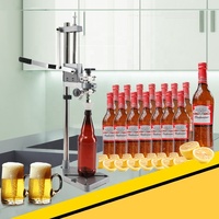 Remplisseur de bouteille de bière à domicile, petit remplisseur de bouteille de bière à pression manuelle en acier inoxydable Commercial