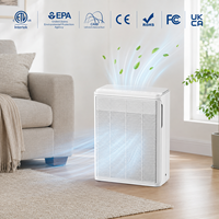 Purificateur d'air sur pied fiable pour éliminer les odeurs d'animaux domestiques, pour la maison, le bureau, l'appartement, avec filtration H13, livraison rapide et certifications ETL EPA CE FCC