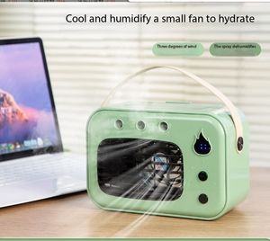 Nuevo Ventilador de Escritorio USB Portátil para Interiores, Humidificador, Enfriador de Aire, Ventilador de Aire Acondicionado Doméstico, Ventilador Silencioso para Oficina, Ventilador Pequeño - Product Image 3