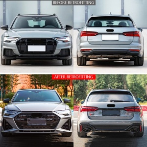 ชุดแต่งกันชนหน้าและหลัง RS6 สำหรับอัพเกรดรถ Audi A6 ปี 2021 - Product Image 2