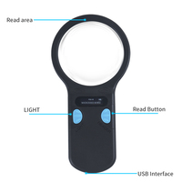 Escáner de Microchip para Mascotas de 134.2KHz/125kHz, Lector de Etiquetas USB/BT para Gatos/Perros, Material ABS, Chip de Vidrio RFID FDX-B para Animales, Compatible con IOS