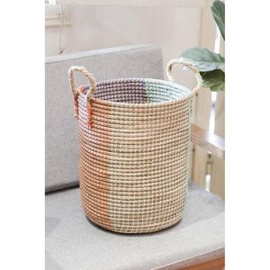 Cesta de Almacenamiento Plegable de Jacinto de Agua y Pasto Marino con Asa, Organizador para el Hogar, Fabricante de Vietnam, al Mejor Precio - Product Image 6