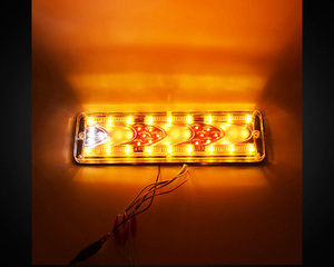 Superbleds 24V Led Camion Remorque RV <span class=keywords><strong>Feux</strong></span> Arrière Turn Stop Brake Reverse Running Light pour Camions RV <span class=keywords><strong>Tracteur</strong></span> Véhicule Étanche - Product Image 5