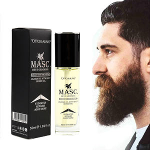 Aceite para Barba Nutritivo de Menta Personalizado con Logotipo de Marca Privada, Aceite para el Cuidado de la Barba Suavizante de Jojoba al por Mayor - Product Image 1