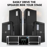 Amplificateur de puissance Bekboes XM--2500, amplificateur de scène 2 canaux 3U 2*2500W pour subwoofer, activité en plein air