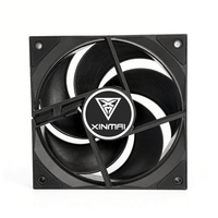 Ventilateur de refroidissement PC XINMAI 120 mm, ventilateur PWM silencieux pour boîtier, ventilateur d'ordinateur à haut débit d'air, ventilateur à faible bruit