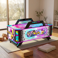 Équipement de jeu d'arcade en métal, best-seller à l'exportation, jeux de hockey aérien pour enfants à deux joueurs, en boîte en bois, avec des personnages célèbres, pour 6 ans et plus