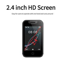 Teléfono Celular BM16 PRO de 2.4 Pulgadas con Doble SIM, Modo de Espera, Voz Mágica, Radio FM, 2G GSM, Mini Teléfono Móvil con Pantalla Táctil