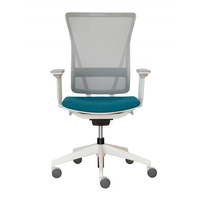Chaise de bureau ergonomique à dossier en maille, siège pivotant réglable en hauteur pour la maison et le bureau