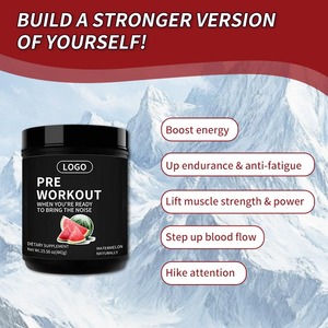 Oem Beta alanine + citrulline malate Pre Workout bột dưa hấu có hương vị cho người lớn nam giới và phụ nữ - Product Image 3
