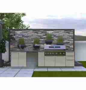 2025 dorene Hot Bán RTA ngoài trời di động tủ bếp với gas nướng tủ đông mềm đóng trượt ngăn kéo sản xuất tại Trung Quốc - Product Image 6