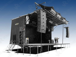 Nhôm Chiếu Sáng Di Động Di Động Tổ Chức Sự Kiện Buổi Hòa Nhạc Đám Cưới Hiển Thị Sân Khấu Thiết Bị Giàn Với Mái Nhà Hệ Thống Và Palăng Giàn - Product Image 5