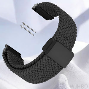 Correa magnética de 20 y 22mm para <span class=keywords><strong>Amazfit</strong></span> Active 3, 45mm, Active 2, 44mm, Max 48mm, pulsera de bucle trenzado para <span class=keywords><strong>Amazfit</strong></span> BALANCE 2 Bip <span class=keywords><strong>6</strong></span> <span class=keywords><strong>GTR</strong></span>/GTS - Product Image 3