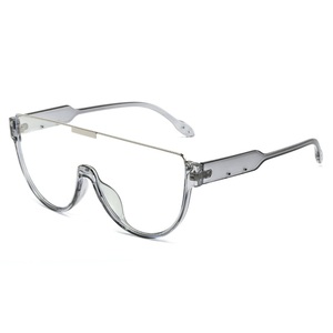 Thời trang UV400 thể thao Windproof Flat Top lá chắn kính mát một mảnh lớn Khung kính mát - Product Image 5