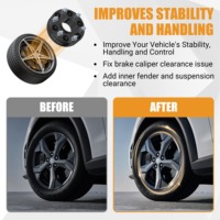 Entretoises de roue en aluminium Hubcentric 5x112 finition noire épaisseur 30 mm largeur 150 mm pour remplacement Audi & Mercedes