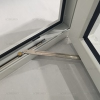 Ventanas de PVC Estilo Europeo, Insonorizadas, Abatibles y Giratorias, Resistentes a Impactos, con Mosquitera