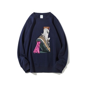 Sudadera de Manga Larga con Estampado de <span class=keywords><strong>Zapatillas</strong></span>, Estilo Holgado y Moderno para Exteriores, Venta al por Mayor Directa de Fábrica, Éxito de Ventas 2025 - Product Image 2