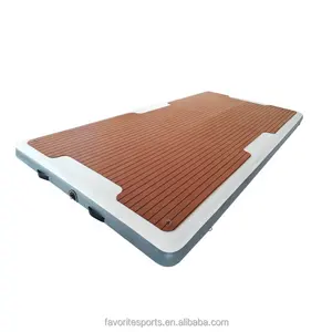 2025 Drop Stitch Gonflable Eau Flottant Nager Plate-Forme En Teck Î<span class=keywords><strong>le</strong></span> Patio Dock <span class=keywords><strong>sur</strong></span> Lac Rivière Mer - Product Image 1
