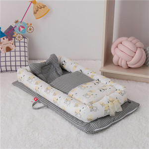 Cunas 100% portátiles de algodón de doble gasa para bebés pequeños recién nacidos - Product Image 1