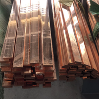 Barres de cuivre plates carrées rouges pour fabricants