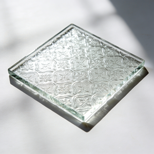 ขายตรงจากโรงงาน กระจกตกแต่งลายดอกไม้เบโกเนีย ผลิตตามสั่ง กระจกแข็งลายพิเศษ สำหรับตกแต่งภายในและภายนอกระดับไฮเอนด์ - Product Image 1