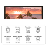 7.9 "usine longue bande matériel écran de surveillance PC 400x1280 HD-MI Aida64 large Module 7.84 pouces mini barre d'extension écran LCD